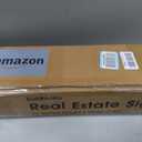 Real Estate Sign Posts Real Estate Signs Holder Realtor Sign Post 6ft Tall Made of Vinyl PVC Holds for Sale Yard Signs Up To 24 Inch (White - 24 In), 72 inches x 36 inches