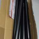 Black Shower Curtain Rod 31 to 80 Inch,1 Inch Diameter Adjustable Spring Tension Stainless Steel Telescoping Rod,Easy Install,No Rust