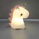 One Fire Unicorn Night Light for Kids, Cute Gifts&Remote 16 Colors Cute Night Light, 5 Lightness & Last 10H Nightlight for Kids Room, Soft Lamp