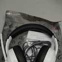 AOC Wireless Headset with Mic for Work with Noise Cancelling Mic for Clear Calls, 30H Playtime PC Bluetooth Headphones and Multipoint Connect to Laptop Computer and Mobile, Wired or USB Dongle- White