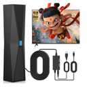 Indoor TV Aerial for Smart TV for remote Reception and All Smart TVs, Digital HD Antenna With Signal Amplifier for Local Channels, Supports 4K 1080p.