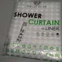 Heavy Duty Shower Curtain Liner, 8G EVA Plastic Shower Curtain with 3 Strong Weighted Magnets, Waterproof Shower Liner for Bathroom, 3D Square, 72 x 72 Inch