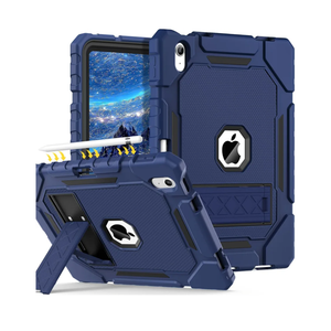 Grifobes for iPad A16 Case 11th Generation 11 inch 2025 / iPad 10th Generation Case 10.9 inch 2022, Heavy Duty Military Grade Shockproof Cover with Pencil Holder for i Pad 11/10 Gen (Navy Blue)