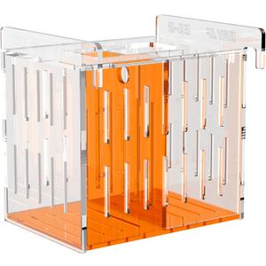 Acrylic Acclimation Box for Saltwater Fish and Reef Coral Quarantine Isolation Box for Aquarium Fish Hydroponic Plant External Breeding Box (7.87inch*6.69inch*7.87inch)
