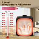 Portable Steam Sauna at Home, 9 Levels Heating, Sauna Tent for Home with Steamer and Folding Chair, Sauna for Relaxation, Detoxification, Spa