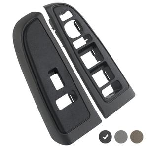 Window Switch Bezel Cover Compatible with Chevy Chevrolet Avalanche Silverado Suburban Tahoe, GMC Sierra Yukon, Cadillac Escalade 2004-2007 Replaces 89045128 89045120 Window Switch Trim Accessories (Dark Gray)