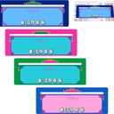 Faccito 4 Pcs Mahjong Line Finder Card Guide Colorful Line Reader Cards for Beginners, for Travel, Parties, Competitions, Game Nights, Mahjong Lover Gifts Accessories (7.48 x 2.76 Inches, Multicolor)