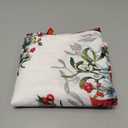 AEIOAE Christmas Tablecloth 54 x 54 Inch Square, Winter Red Birds Pine Tree Branch Table Cloth, Holiday Tablecloths Farmhouse Decorative for Home Kitchen Dining Party