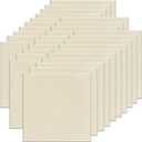 30Pcs Carpet Tiles Peel and Stick, Self Adhesive Carpet Floor Tile 12 x 12, White Soft Padded Flooring Sticker, Home Decor for Bedroom Living Room Office, 30 sq ft per Box