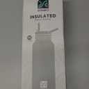 32 oz Insulated Water Bottle | Thickened Stainless Steel Vacuum Metal | Portable Sports Water Jug for Gym and Hiking with Straw, Carrier Bag, Handle Strap | BPA-Free 32 oz (Indigo/Black)