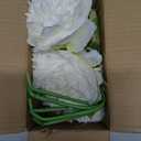 Mkono Peony Artificial Flowers 2 Packs 10 Heads Fake Peonies Flowers with Stems Real Touch Faux Silk Floral Arrangements for Home Table Decoration Party Bride Bouquet Wedding Gifts