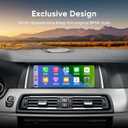 10.25 Inch Touch Screen for BMW 5 Series F10 F11 (2011-2012) CIC System, Wireless CarPlay & Android Auto, Factory Car Radio Upgrade, Original Stereo Amplifier Retained