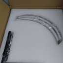 Black Semi Flush Mount Ceiling Light Fixture, 3-Light Modern Hallway Light Fixtures Ceiling Mount, Foyer Kitchen Lighting Fixtures Ceiling Lights for Bedroom, Bathroom, Laundry Room, Entryway, Hallway