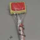 GRILLART Grill Brush Bristle Free. SteamWizards BBQ Replaceable Cleaning Head, Unique Seamless-Fit Scraper Tool for Cast Iron/Stainless-Steel Grates, Safe Barbecue Grill Cleaner-Red