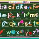 Tot Talk Lowercase ABCs Educational Placemat for Kids  Made in USA  Durable, Double-Sided, Placemat with Phonics & Writing Practice  Waterproof, Wipeable, 17.5 x 11.5