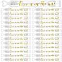 120 Count Wedding Mini Bubble for a Wedding Wands Bulk Heart Bubble Wand for Guests Send Off Party Supplies Valentine Anniversaries Celebration (Love)