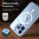 ESR for iPhone 13 Pro Case, Compatible with MagSafe, Shockproof Military-Grade Protection, Scratch-Resistant Back, Magnetic Phone Case for iPhone 13 Pro, Classic Hybrid Case, Clear