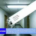 48 Inch F40T12/DL 40W 6500K Daylight Fluorescent Light Bulbs, 4ft T12 Linear Tube Lights F40T12/865, 2650 Lumens, G13 Bi-Pin, 8 Pack