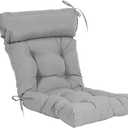 QILLOWAY Indoor/Outdoor High Back Chair Cushion,Spring/Summer Seasonal Replacement Cushions.(Grey)