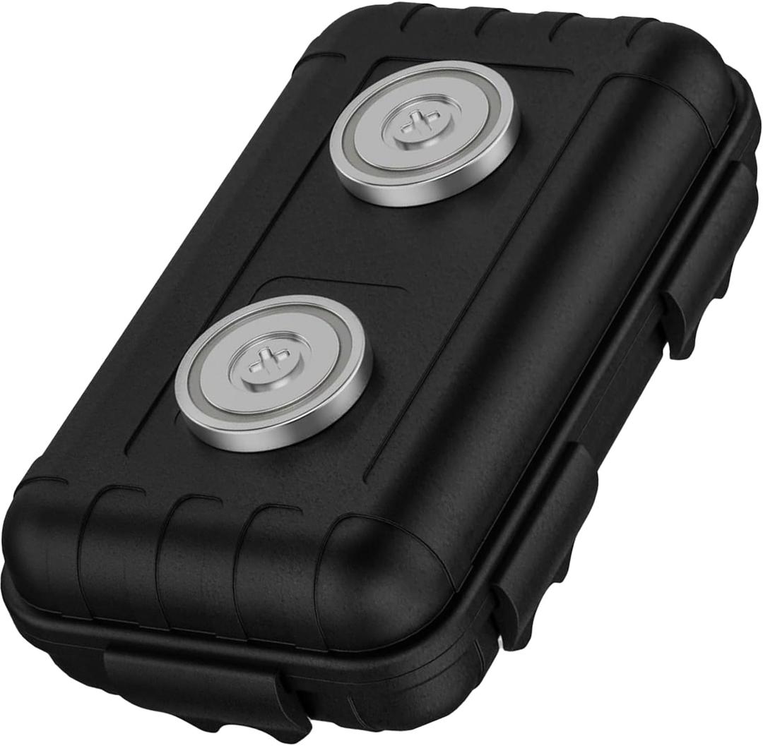 Lucrum Magnetic Key Box for Under Car Holder - Hide a Key Magnetic Car - Magnetic Hide a Key Box - Medium