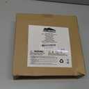 JOIEDOMI 9 inch Silver PVC Star Christmas Tree Topper, with 10 Warm White Light Glitter Swirl Battery Powered Indoor Decorations for Home Holiday Xmas Party