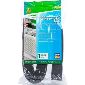 Duck Brand Window Air Conditioner Insulating Strip Seal, 2.25-Inch x 2.25-Inch x 42-Inch, 284423