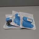 3 x 2 Pairs Mini Shin Guards Youth Soccer Tiny Shin Protective Pads Small Shin Guards Miniature Shin Pads Professional Protection for Soccer Players Kids Teenagers (Lake Blue)