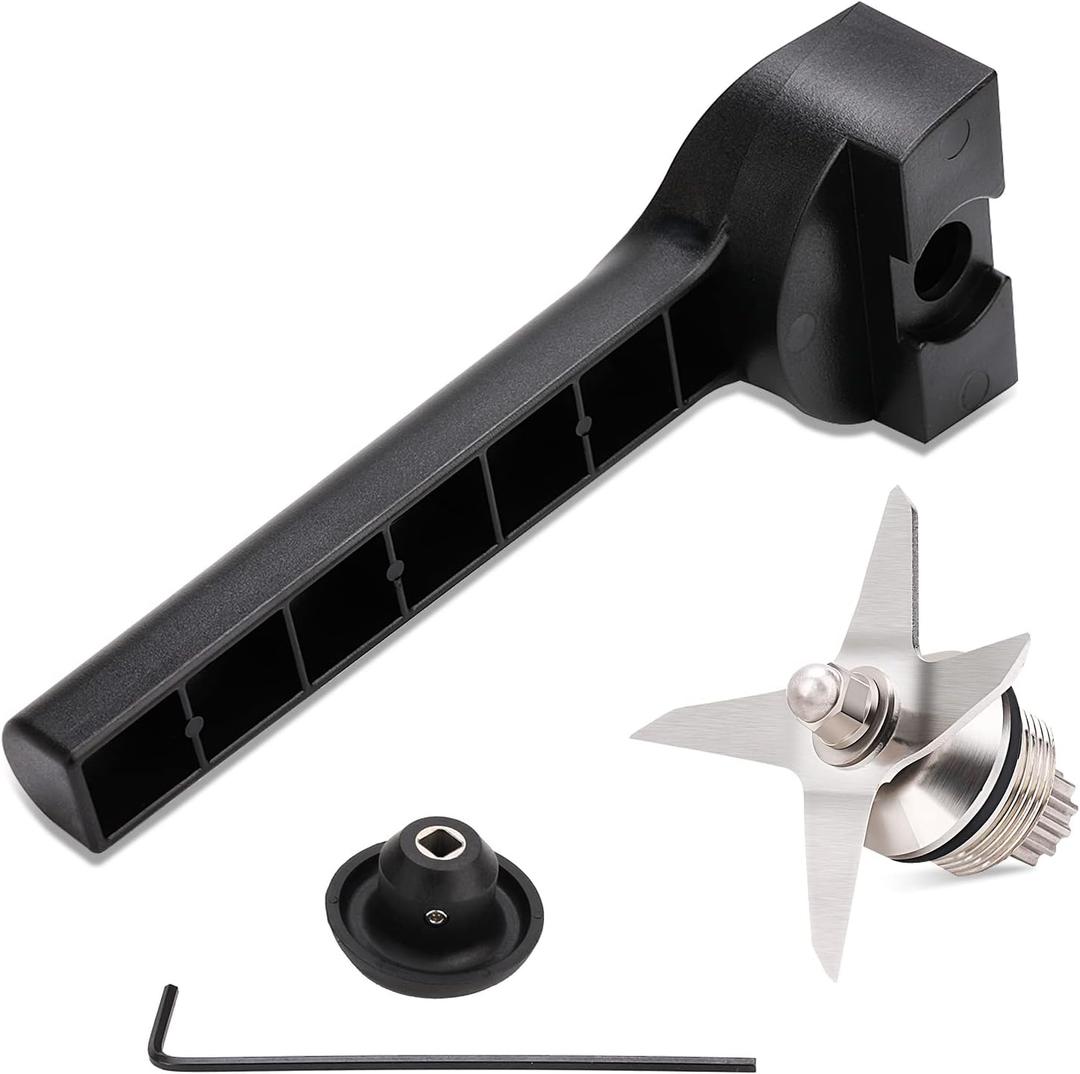 Blender Wet Blade Assembly with Wrench & Drive Socket Removal Tool Kit Vitamix Accessories Cup Replacement Part Compatible with Vitamix 5200 Series Blender 64oz 32oz Mixer Containers Repair Kitchen