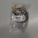 VanEnjoy 18MM Replacement Chain & Genuine Leather Shoulder Crossbody Straps for Handbags Purse Bags -Extended Version(Brownish Red)