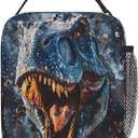 Insulated Lunch Box for Boys Girls Kids Dinosaur Lunch Box for Work,Picnic,School,Travel,Hiking,Beach or Fishing Polyester Dinosaur Theme Lunch Bag