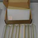 Svalor Gold Acrylic Sign Holder 4X6 inch, 6 Pack Wedding Table Number Frames Vertical, Double Sided Display Gold Picture Frame, Clear Menu Holders for Wedding Reception, Party Decoration