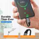 2 x CarPlay USB Type C Cable 5-Pack 3FT, USB Type A to C Fast Car Charger Cords for Braided Fast Charging Cable for 17/17 Pro/16e/16/15 Pro Max/Samsung Galaxy Note S20 S10 S9 S8 Plus LG V50 V40 G8 G7 (3foot, Grey)