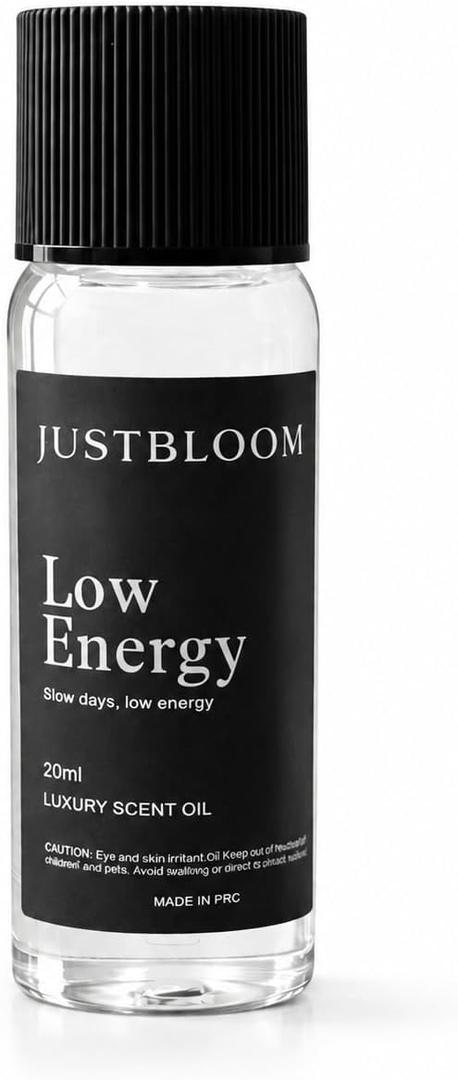 2 x JustBloom Low Energy Fragrance Oil, 20 mL for Waterless Diffusers