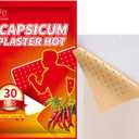 XL Capsaicin Patches - 4.72"x7.08" Maximum Strength Hot Capsicum Patch - 30 Pcs Hot Patches