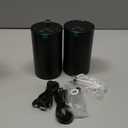 Waterless Essential Oil Diffuser, Portable Aromatherapy Diffuser with 20mL Capacity, Battery Operated Mini Scent Diffuser,3 Mist Levels & Timers, Leak-Free, for Home, Car, Office (Black 2 Pack)