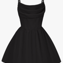 EXARUS Girls Formal Dress Ruched Teen Homecoming Dance Special Occasion Tween Graduation Prom Party Ruffle Dresses
14Y