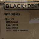 BLACK+DECKER 16-Cup Cooked (8 Cups Uncooked) Rice Cooker, Steaming Basket, Removable Nonstick Bowl, One-Touch Operation, Surf Spray