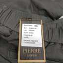 voeeron Mens Big and Tall Elastic Waist Cotton Pants Pull On Casual Slacks Relaxed Fit Everyday Wear (Grey)