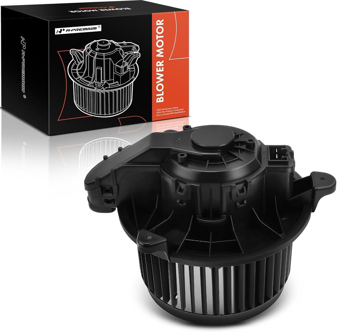A-Premium HVAC Heater Blower Motor Assembly Compatible with Ford Vehicles - Fiesta-2019, EcoSport 2018-2022 - Front Side, Replace# AV1Z19805C