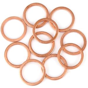 9 x Copper Washer 14 x 18 x 1.5 mm Flat Gasket for Car 
