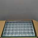 MIXC Seedling Trays Seed Starter Tray, 10-Pack Mini Propagator Plant Grow Kit Greenhouse with Humidity Vented Domes and Base for Seeds' Starting (40 Cells Per Tray, Total 400 Cells), Green