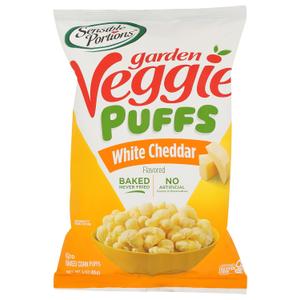 S P VEG PUFF WHT CHEDDAR ( 6 X 3 OZ ), BB Date 15FEB 2026
