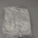 duduta Small White Faux Sheepskin Throw Rug 2x3 ft, Fluffy Shag Fur Chair Cover Washable