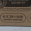 Huggies Size 3 Diapers, Little Movers Baby Diapers, Size 3 (16-28 lbs), 168 Count (6 Packs of 28)