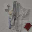 Litever Under Cabinet Lights Plug in, 3 pcs 12 Inches LED Light Strip Bars. Super Bright Dimmable Linkable for Kitchen Under Cabinets Shelf Work Space Desk Closet Lighting. Daylight 5000K