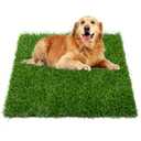 Grass Pad for Dogs Potty, 33x20.8 Inch Dog Grass Pad, Reusable Pee Fake Grass Mat for Pets Potty Training, Washable Pee Pads for Dog Indoor Outdoor Use
