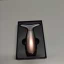 Facial Massager, 7 Colors Red Light Therapy for Face and Neck, Face Lift Device with 113F Heating Vibration for Multi Skin Care (Silver)