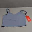 THE GYM PEOPLE Womens' Sports Bra Longline Wirefree Padded with Medium Support M