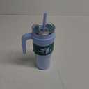 Reduce 24 oz Tumbler with Handle and Straw - Stainless Steel with Sip-It-Your-Way Lid - Keeps Drinks Cold up to 24 Hours - Sweat Proof, Dishwasher Safe, BPA Free - Glacier, Opaque Gloss