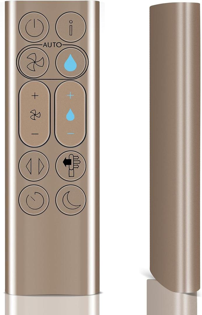 ZWP New Replacement Remote Control Compatible for Dyson Pure Humidify+Cool Tower Fan PH01 PH02 PH03 PH04 PH3A PH2 De-NOx (Golden)